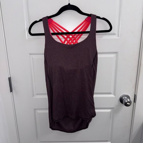 Lululemon Wild Tank Size 6 Strappy Built in bra - Picture 1 of 2